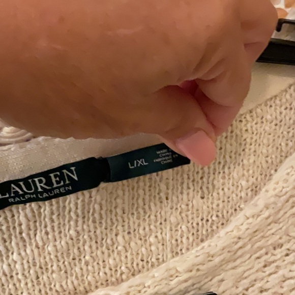 Gorgeous Fringed/Southwest Oversized Sweater by Ralph Lauren - Picture 8 of 13